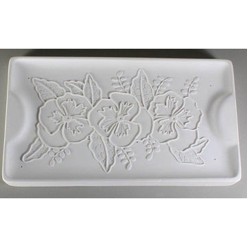 RECTANGLE PANSY "ONE AND DONE" TRAY