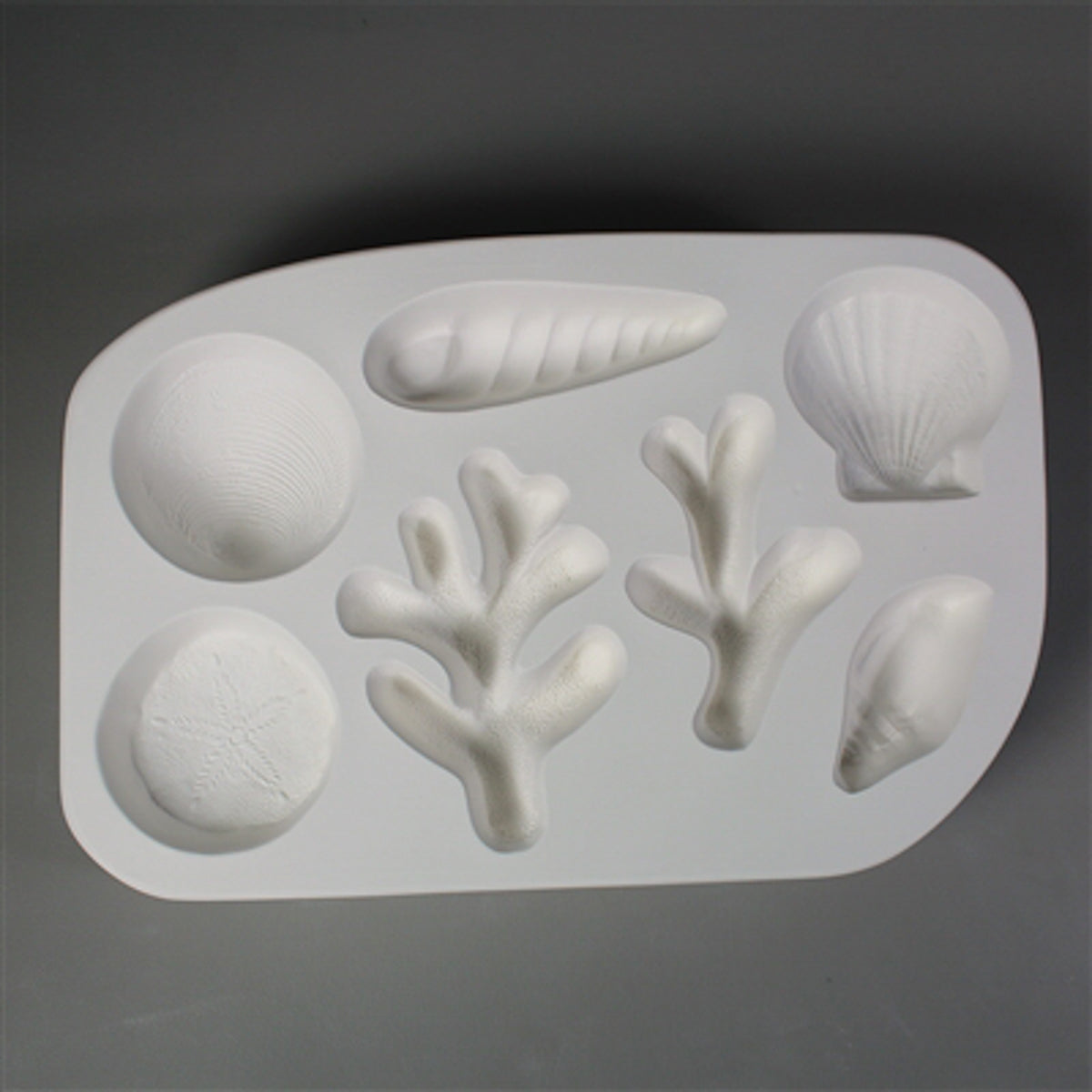 Shells and Coral Frit Cast Mold