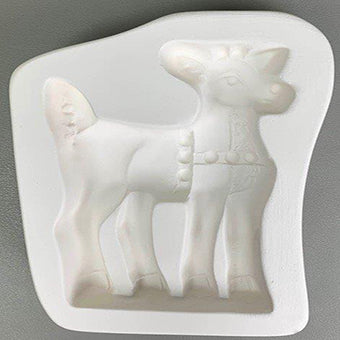 Deer Frit Cast Mold for Stand-Up