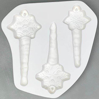 Three Flakes Icicle Mold