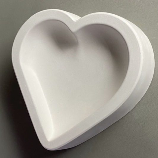 Heart Vertical Paperweight 6" x 6.5" x 2"t