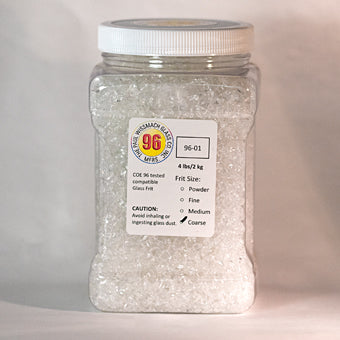 Wissmach 96 Clear Coarse Frit - 4 lbs.