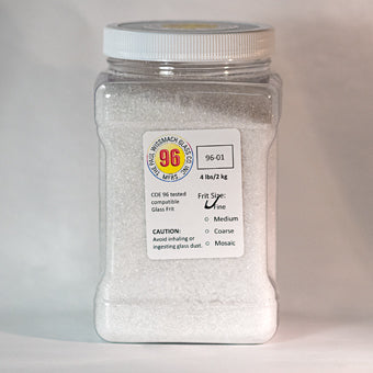 Wissmach 96 Clear Fine Frit - 4 lbs.