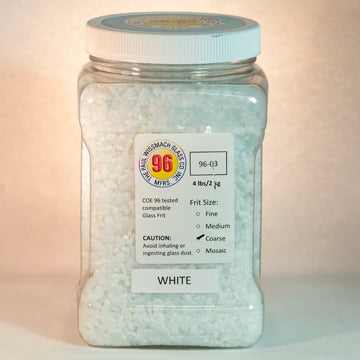 Wissmach 96 White Opal Coarse Frit - 4 lbs.