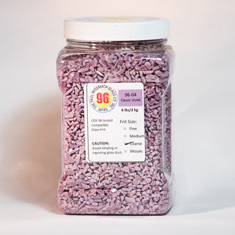 Wissmach 96 Classic Violet Opal Coarse Frit - 4 lbs.