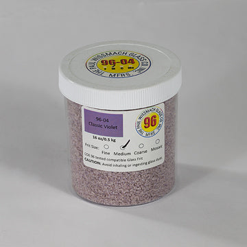 Wissmach 96 Classic Violet Opal Medium Frit - 4 lbs.