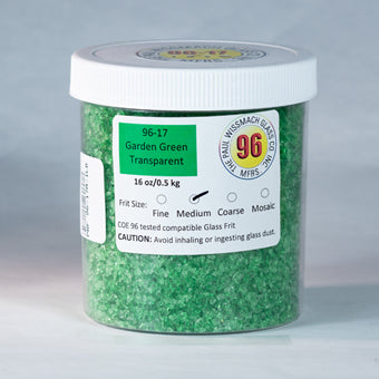 Wissmach 96 Garden Green Medium Frit - 1 lb.