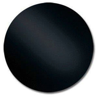 Pre-Cut 8" Black Circles 90 COE  - 3mm-10 PACK