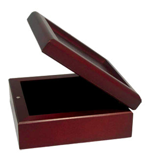 ROSEWOOD HINGED BOX 4-1/2"