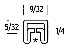 ZINC 1/4" CAPPING U CHNL