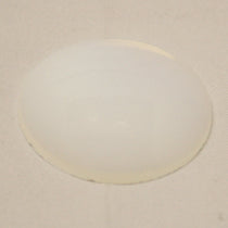 12MM ROUND SMOOTH WHITE OPAL